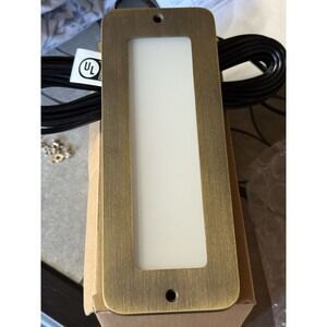 VOLT Cast Brass 12V 3W 2700K Warm White Mini Thin LED Outdoor
